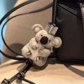 Koala Wool Felt Fluffy Bag Charm
