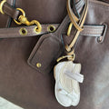 Ballet Shoes Leather Bag Charm