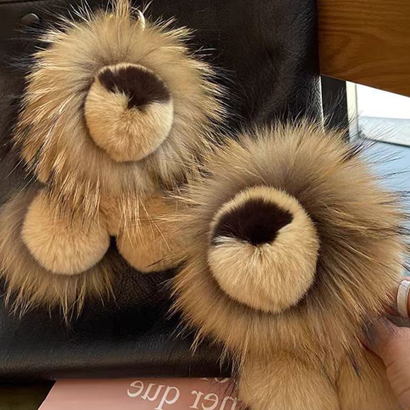 Little Lion Fluffy Bag Charm