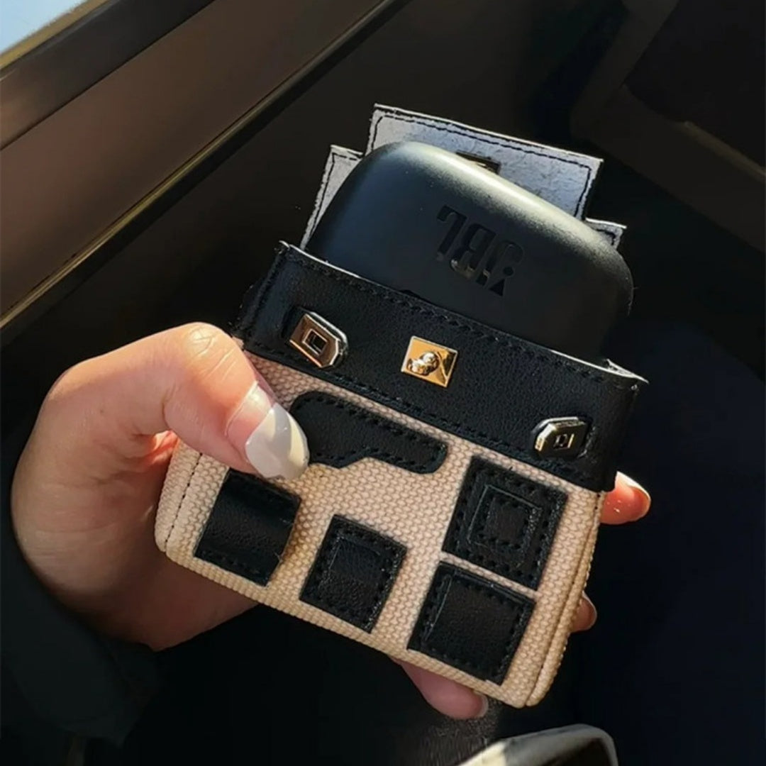Parody Top Handle Bag Leather Bag Charm