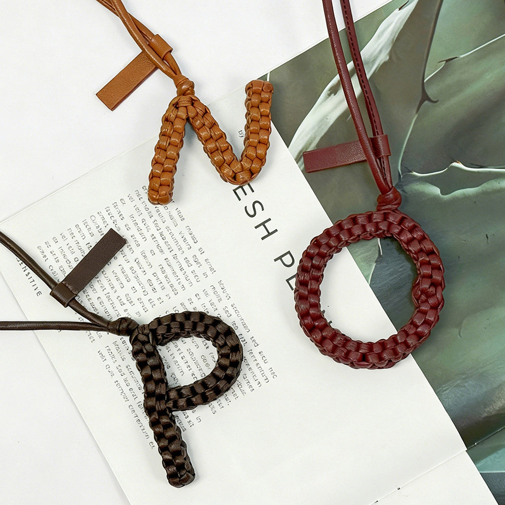 26 Letters Leather Bag Charm