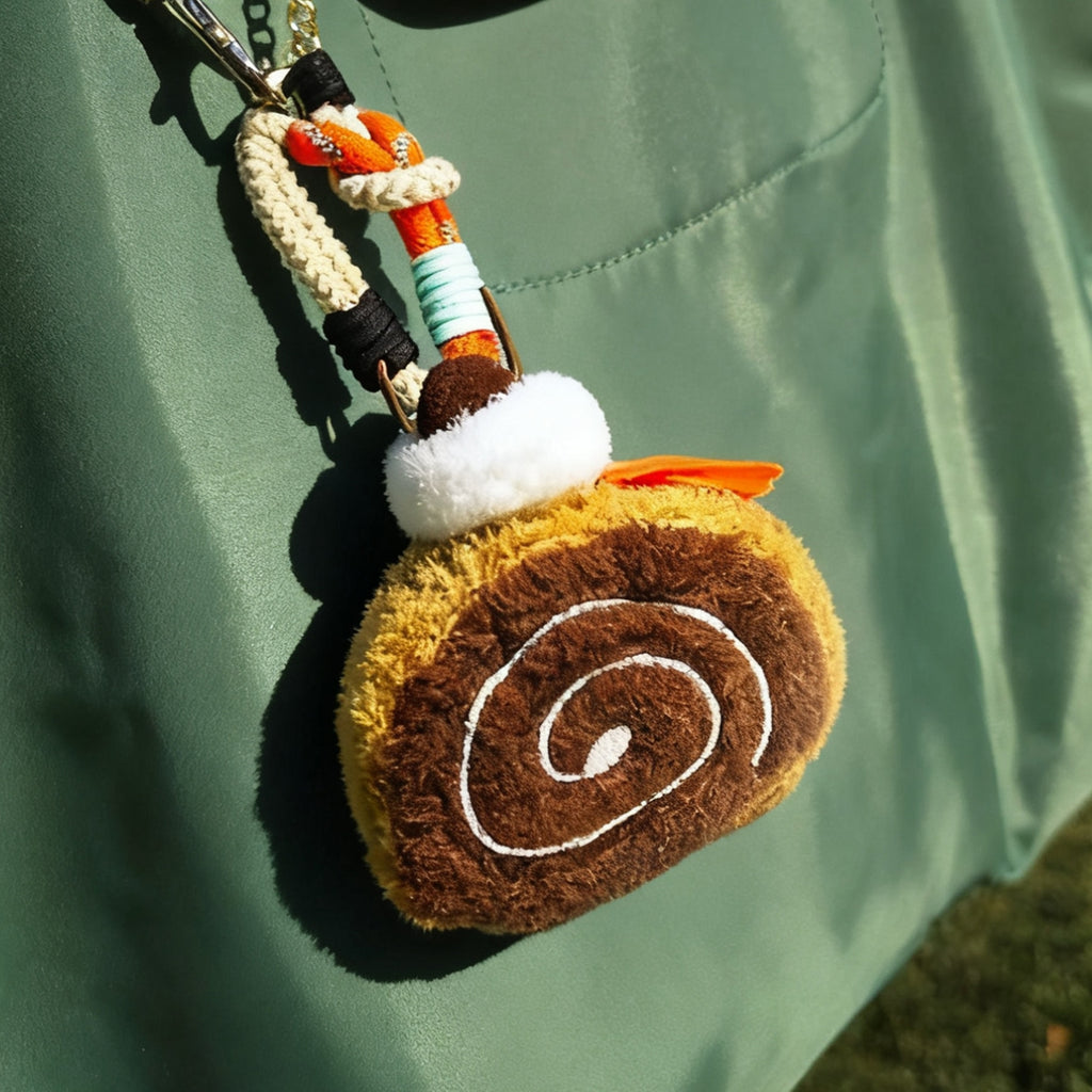 Plush Cake Fluffy Bag Charm