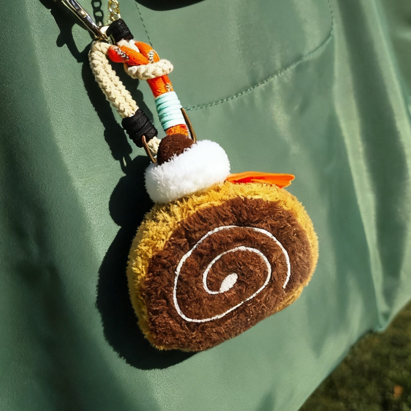 Plush Cake Fluffy Bag Charm