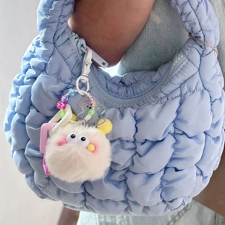 Schoolbag Coal Ball Fluffy Bag Charm