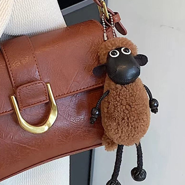 Shawn Sheep Fluffy Bag Charm