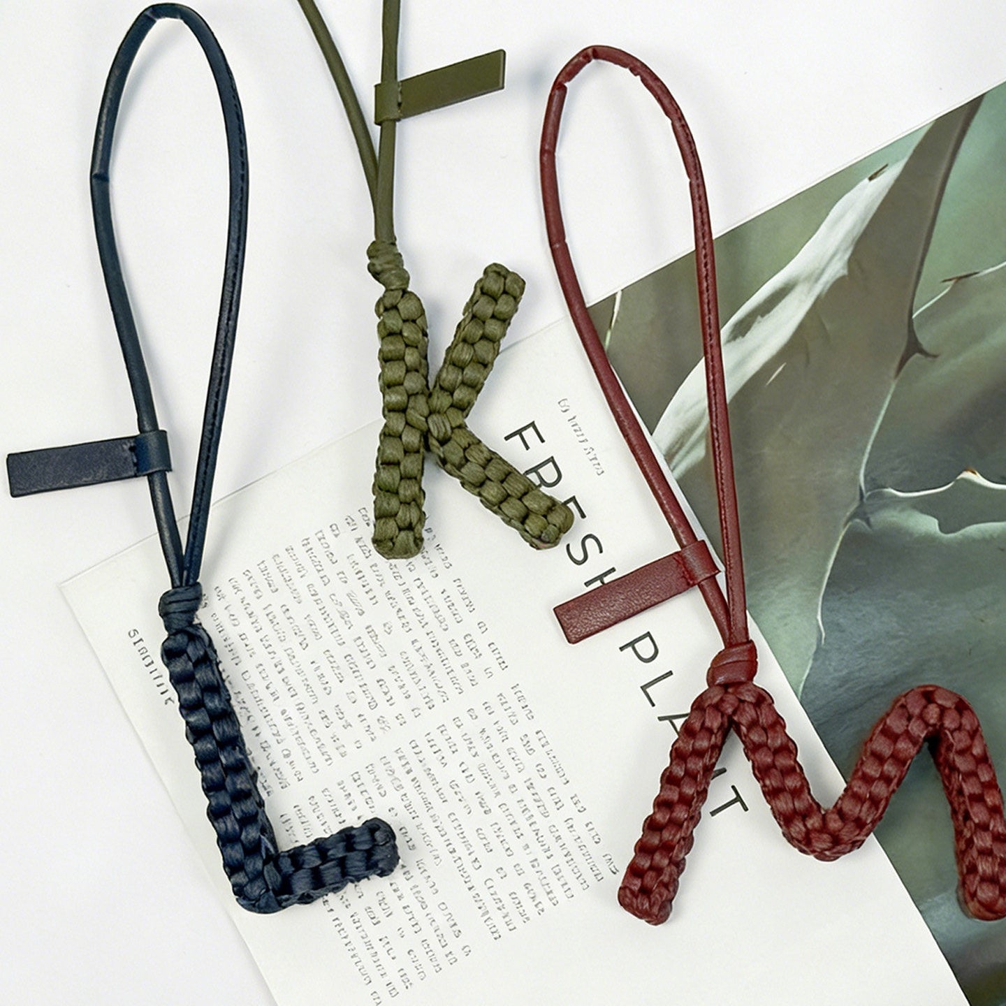 26 Letters Leather Bag Charm