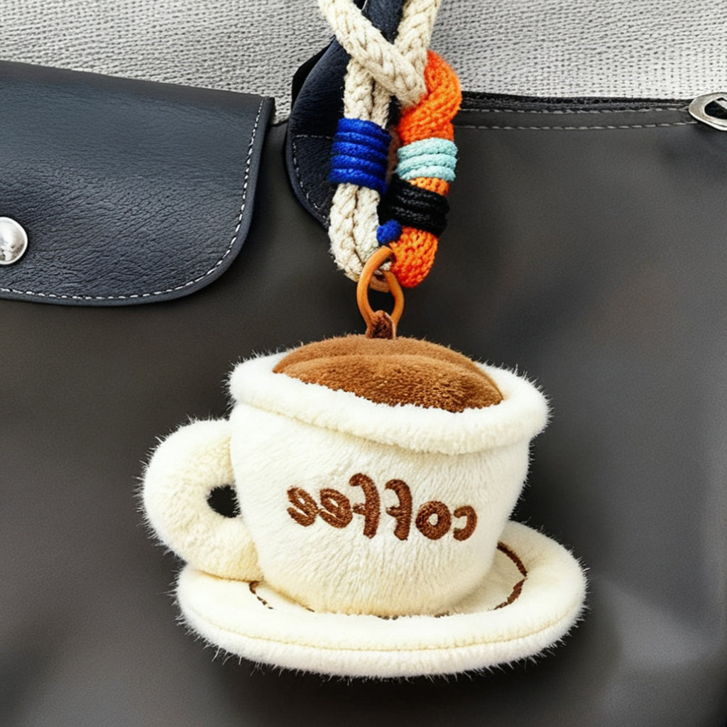 Plush Cake Fluffy Bag Charm