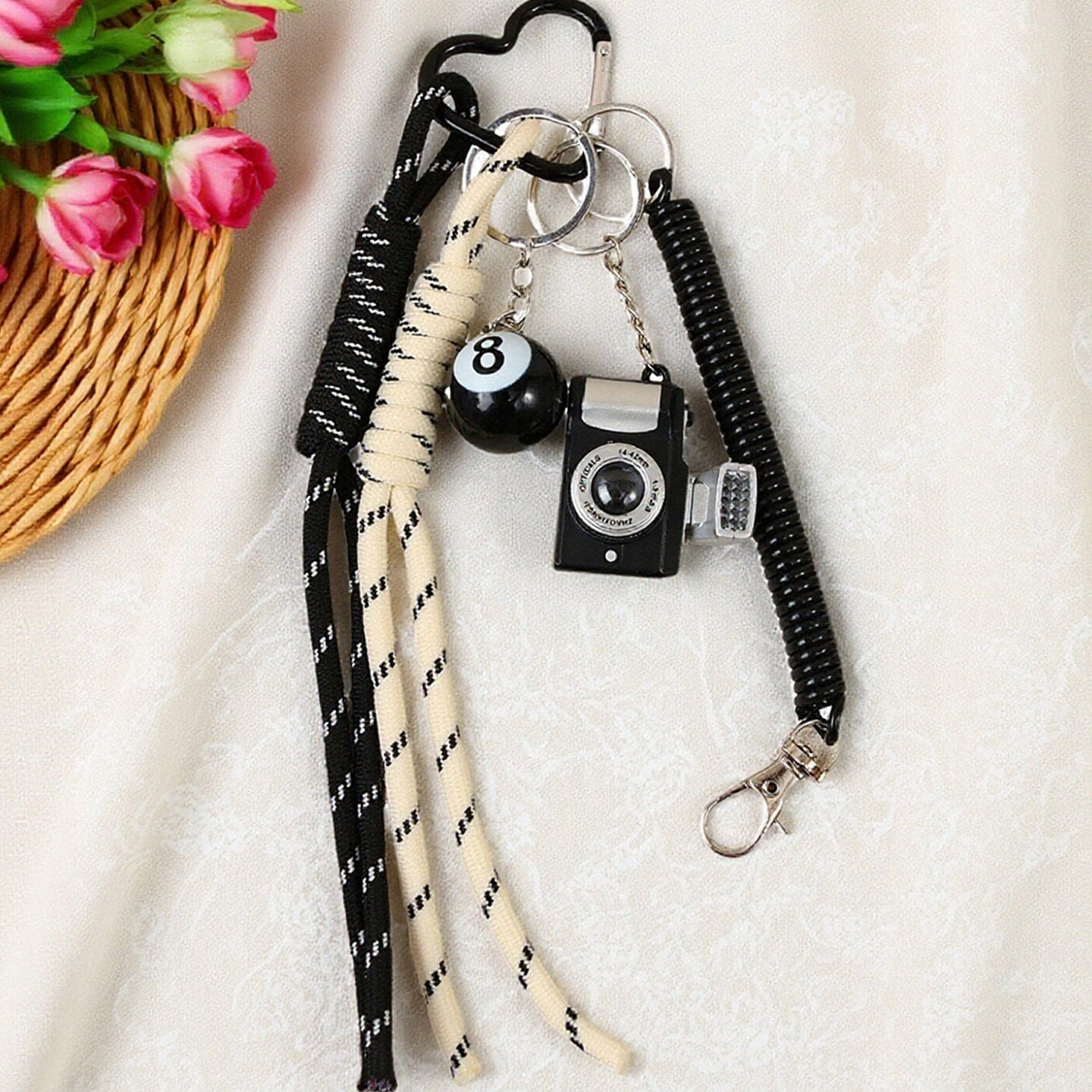 Camera Knotty Bag Charm