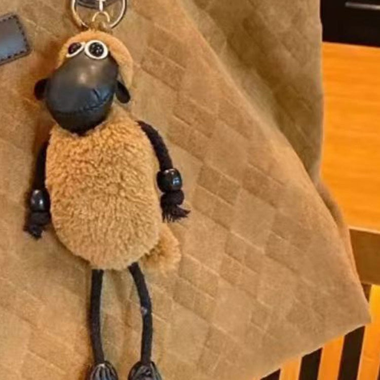 Shawn Sheep Fluffy Bag Charm