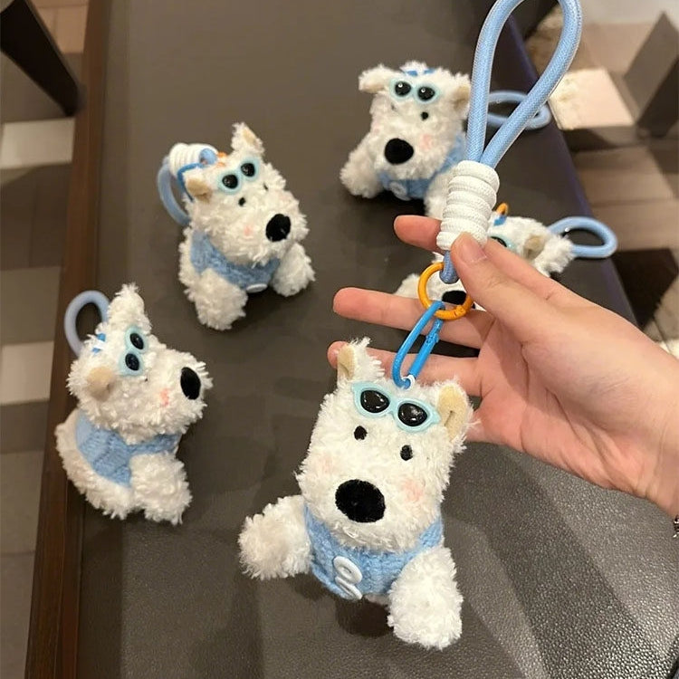 West Highland Fluffy Bag Charm