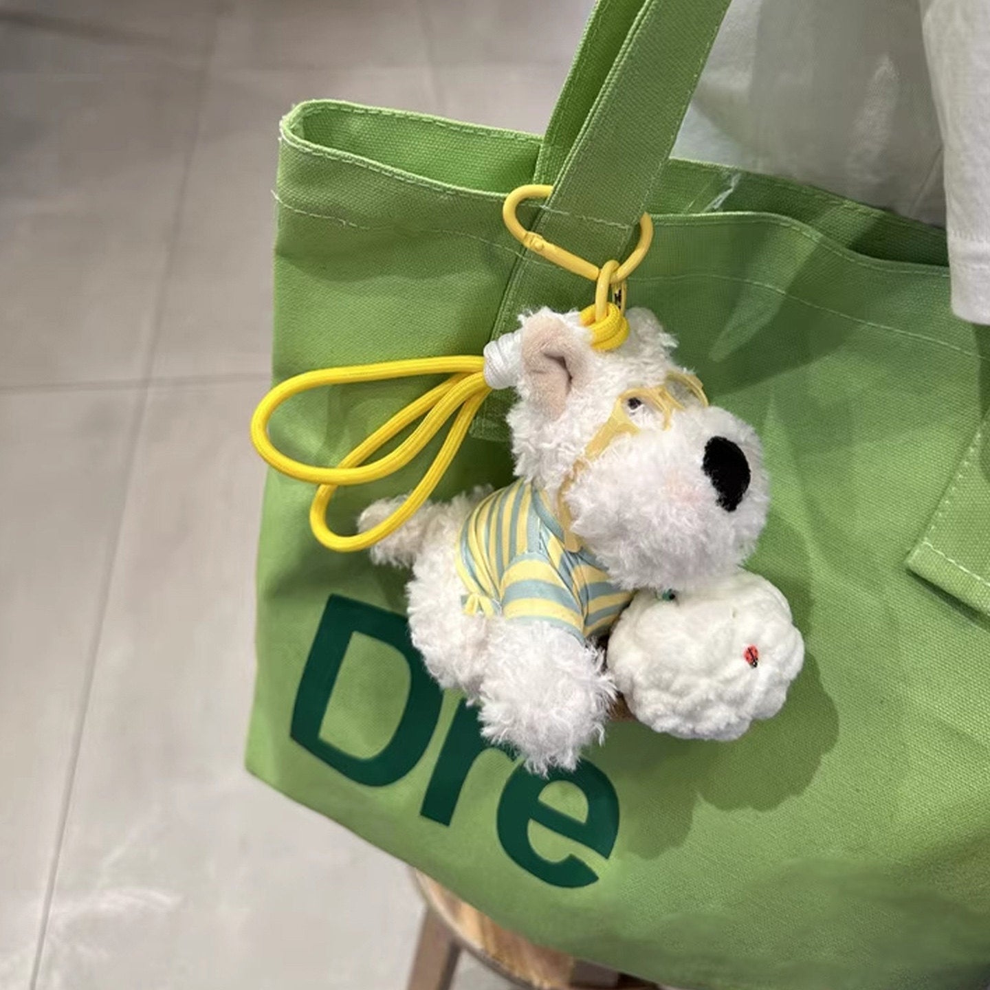 West Highland Fluffy Bag Charm