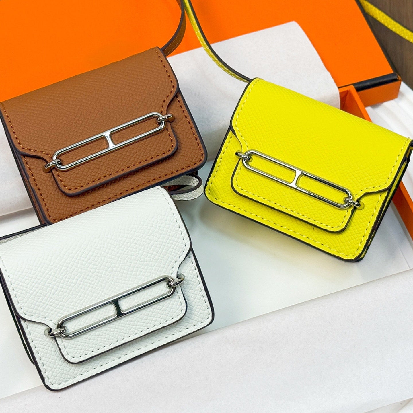 Pig Nose Crossbody Bag Leather Bag Charm