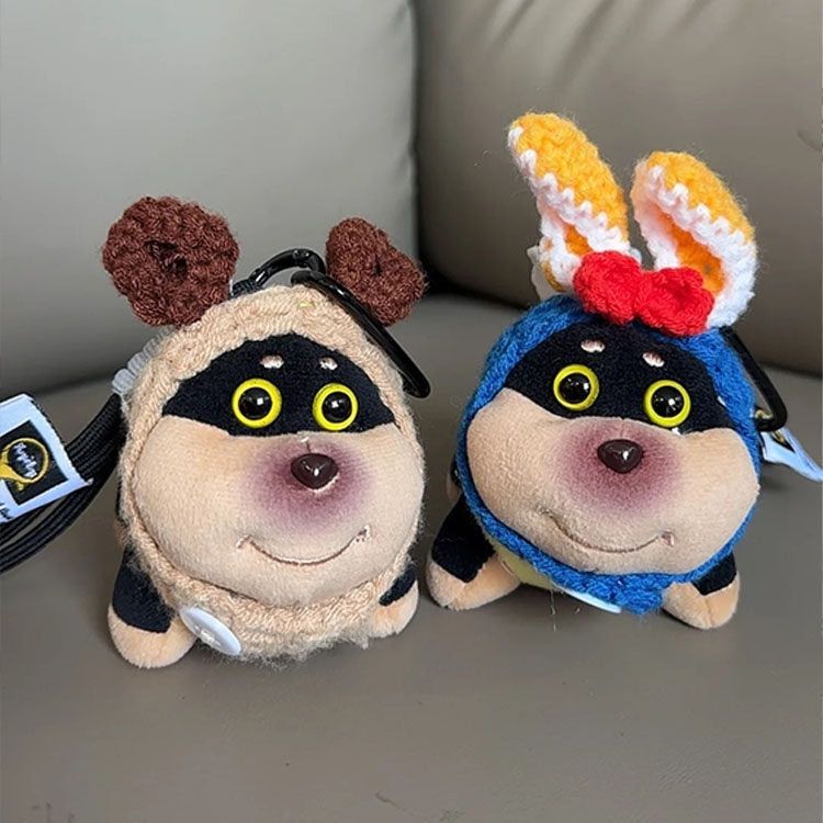 Bee Puppy Fluffy Bag Charm