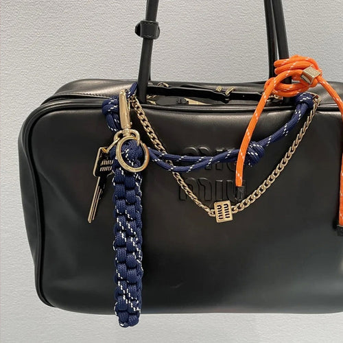 Braided Rope Knotty Bag Charm