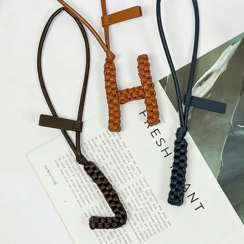 26 Letters Leather Bag Charm