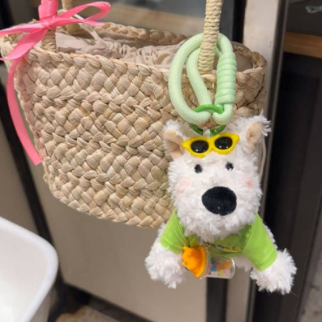 West Highland Fluffy Bag Charm