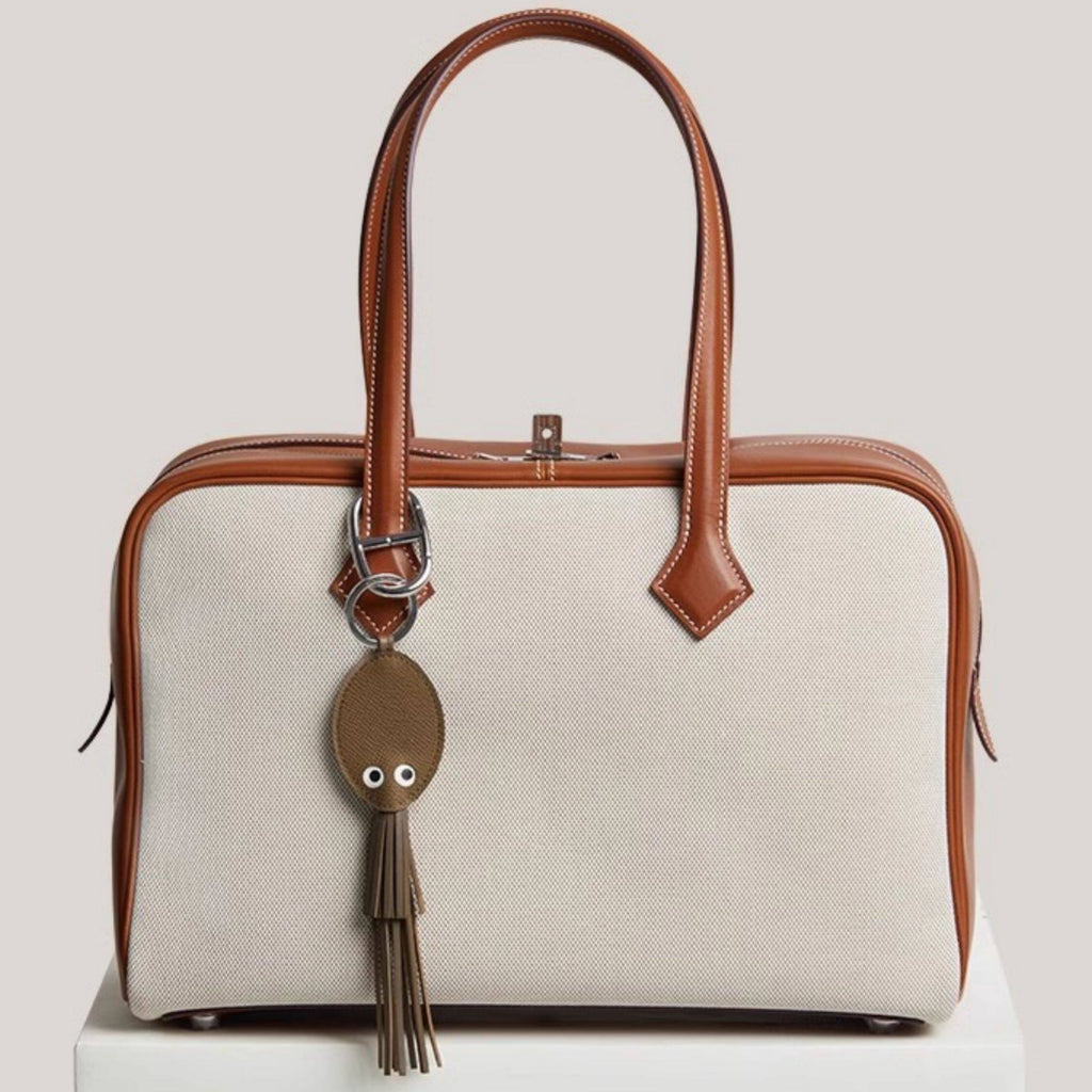 Tassel-designed Squid Leather Bag Charm