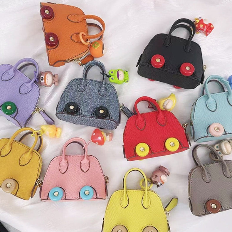 Wheel Shell Bag Leather Bag Charm