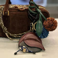 Beanie Hat Leather Bag Charm
