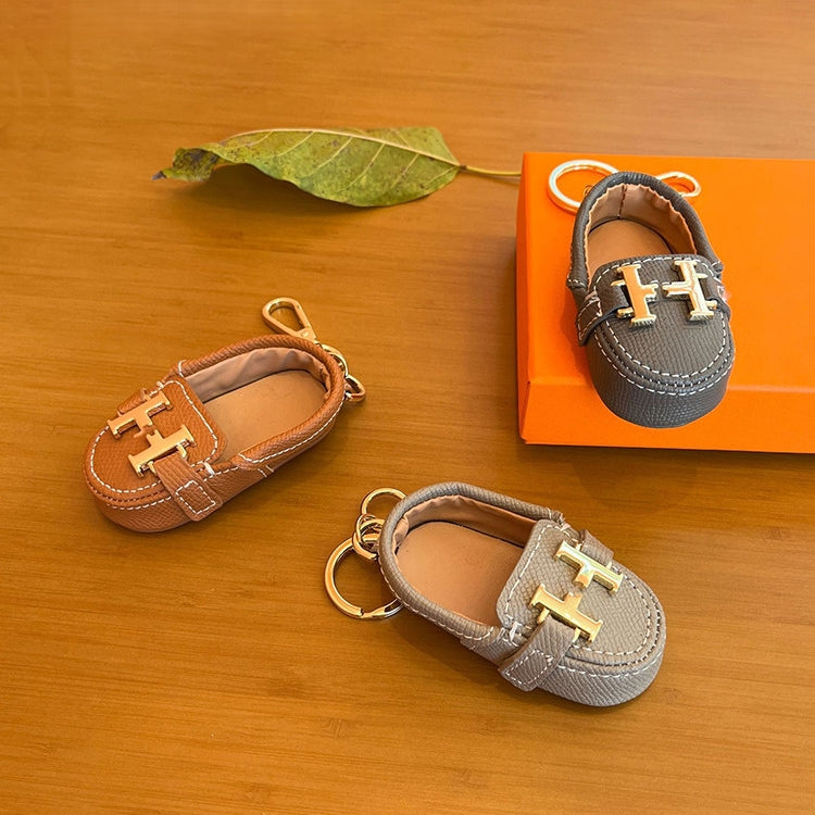 Little Shoe Keychain Leather Bag Charm
