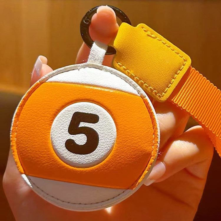 Billiards Leather Bag Charm