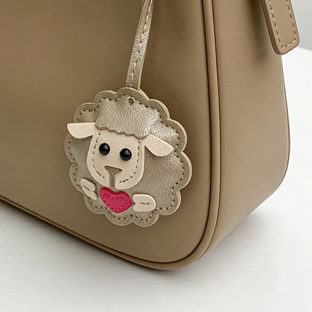Sheep Leather Bag Charm
