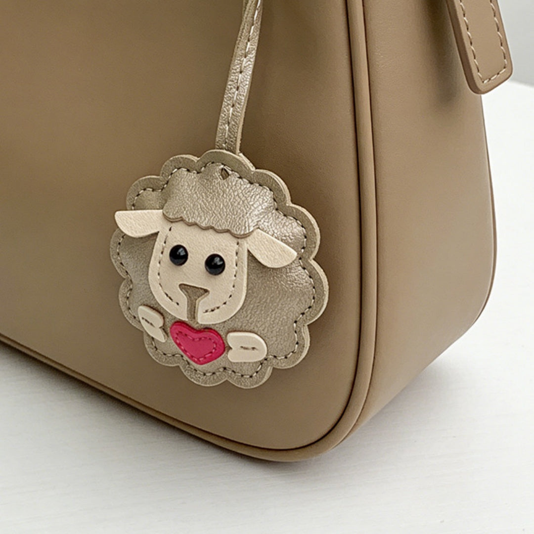 Sheep Leather Bag Charm