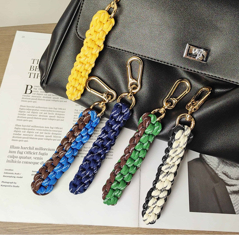 Braided Rope Knotty Bag Charm