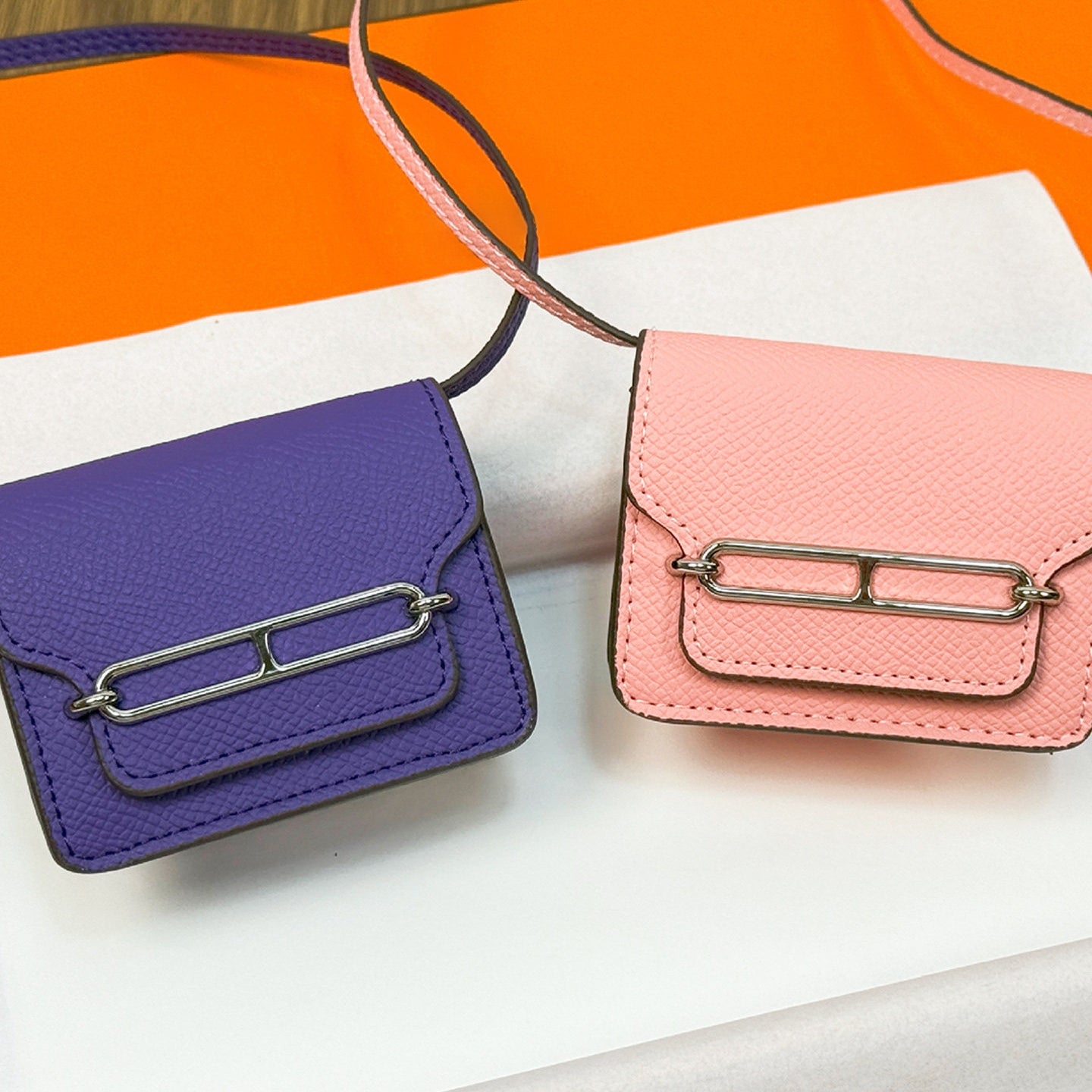 Pig Nose Crossbody Bag Leather Bag Charm