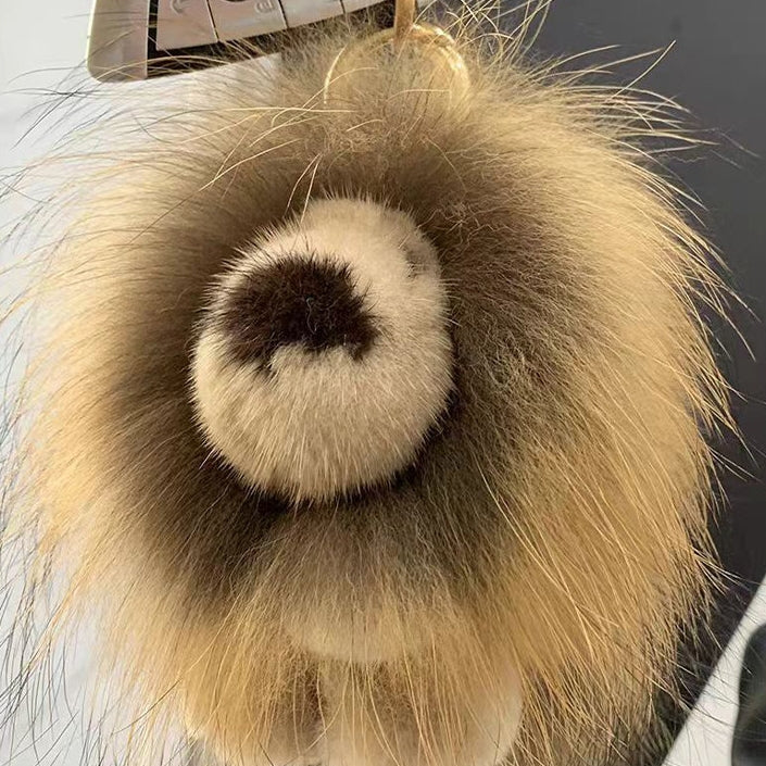 Little Lion Fluffy Bag Charm