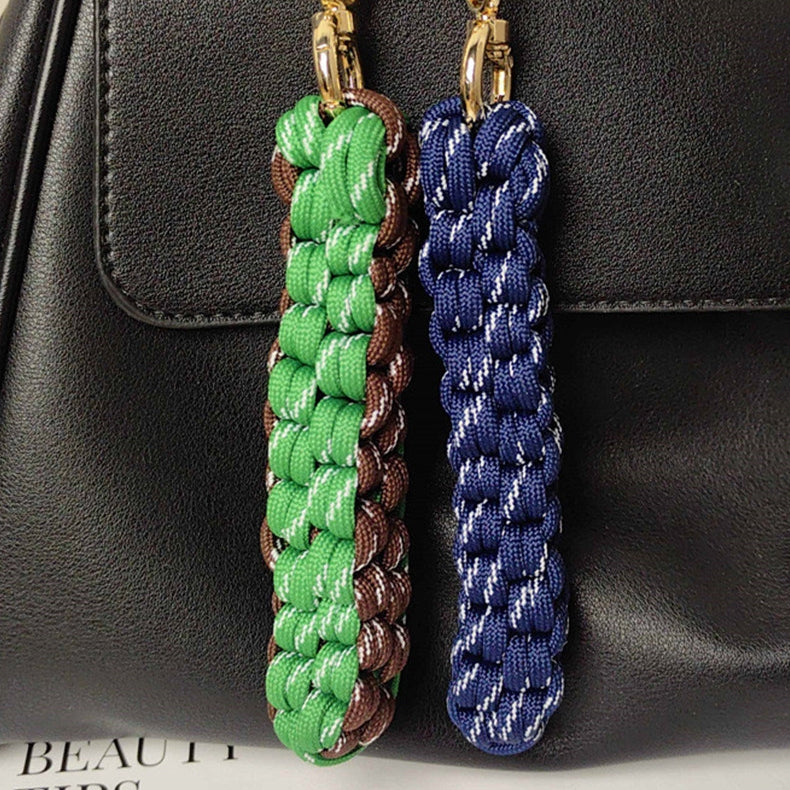 Braided Rope Knotty Bag Charm