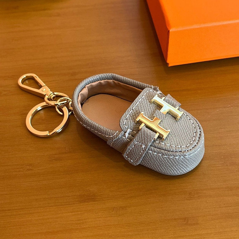 Little Shoe Keychain Leather Bag Charm