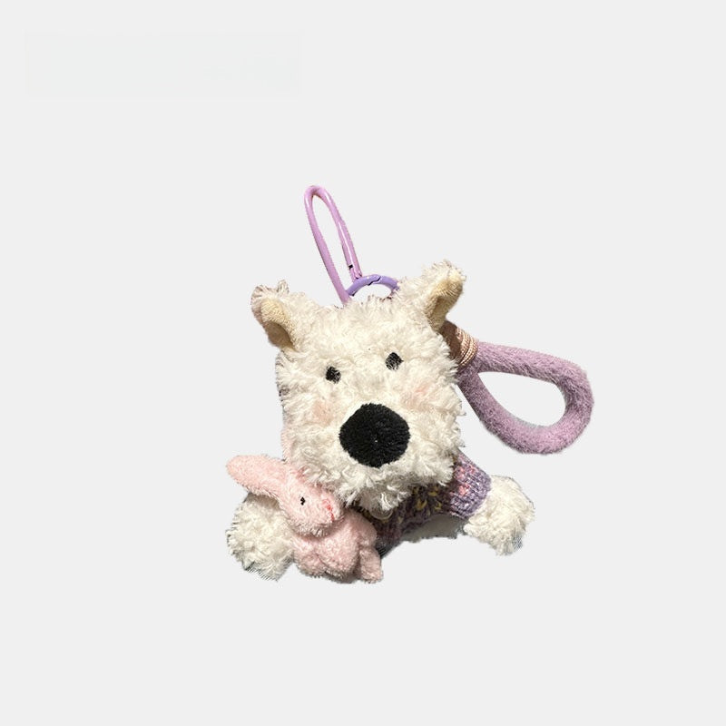 West Highland Fluffy Bag Charm