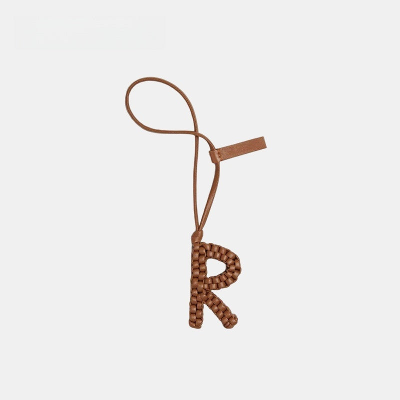 26 Letters Leather Bag Charm