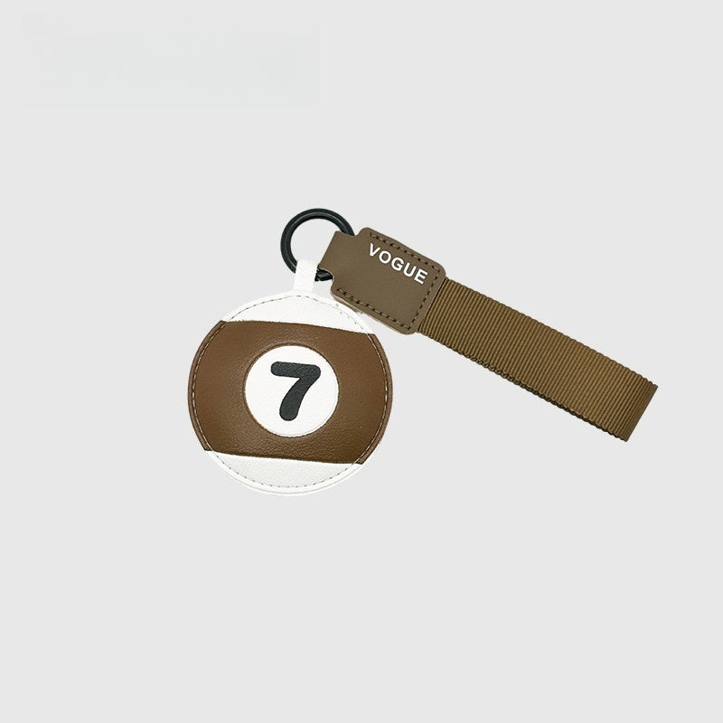 Billiards Leather Bag Charm