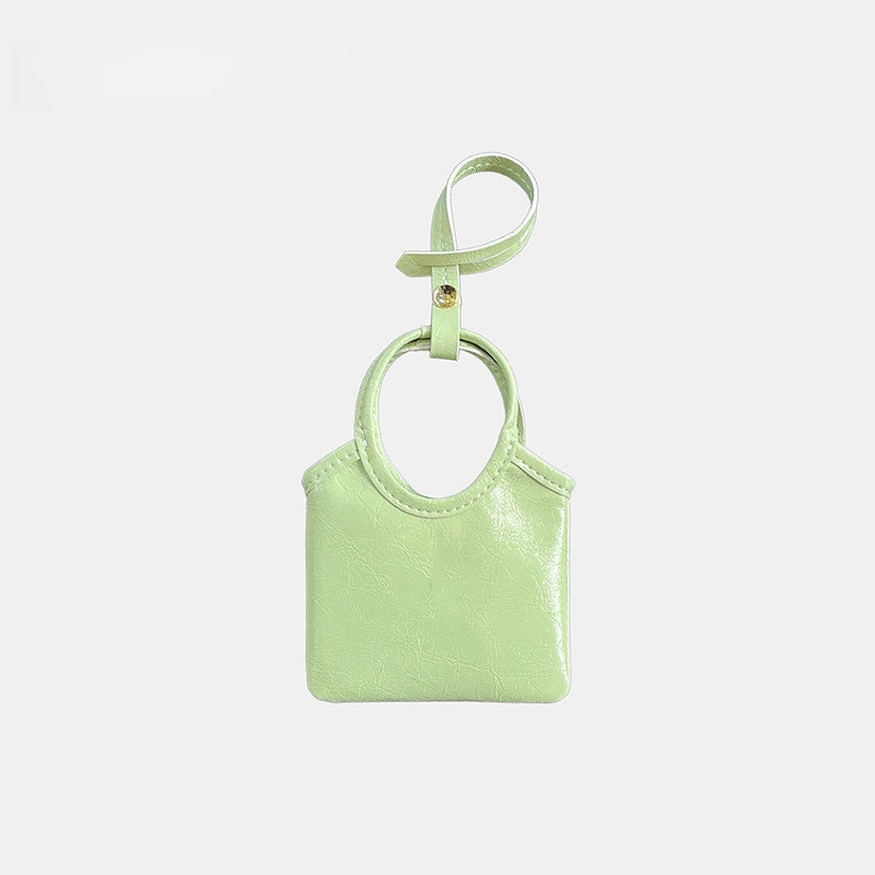 Mini Bucket Bag Leather Bag Charm