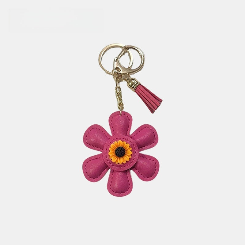 Little Flower Leather Bag Charm