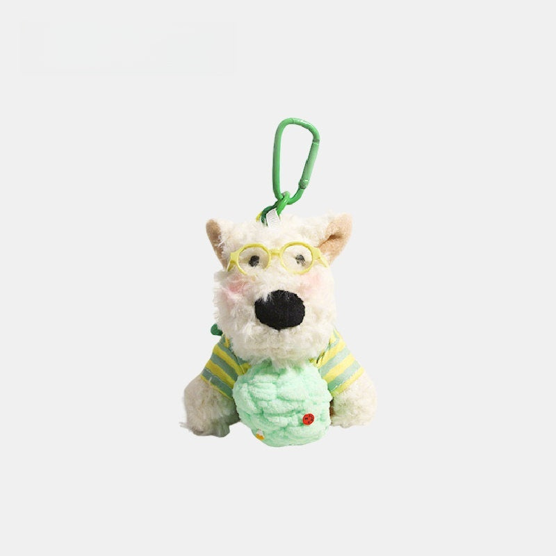 West Highland Fluffy Bag Charm