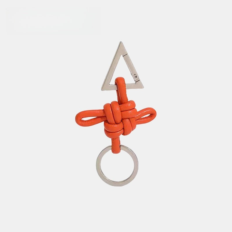 Chinese Knot Leather Bag Charm