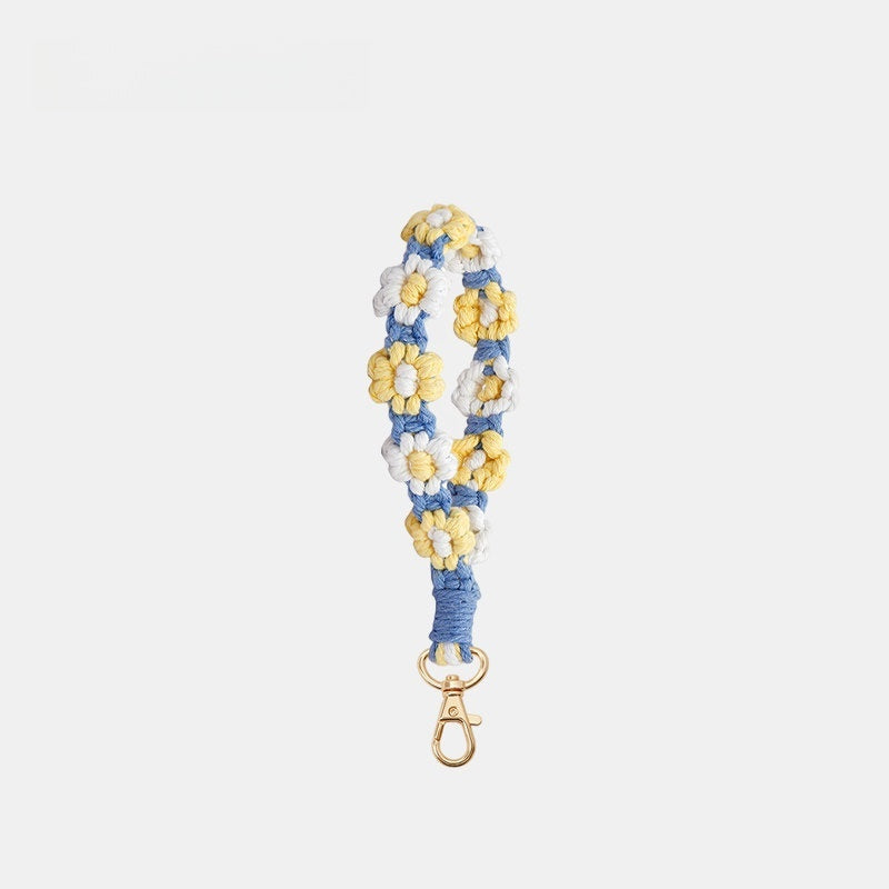 Cute Woven Flower Knotty Bag Charm