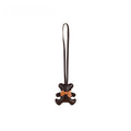 Bowknot Bear Leather Bag Charm