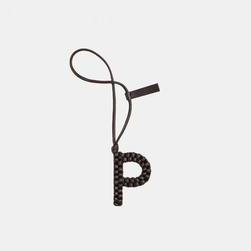 26 Letters Leather Bag Charm
