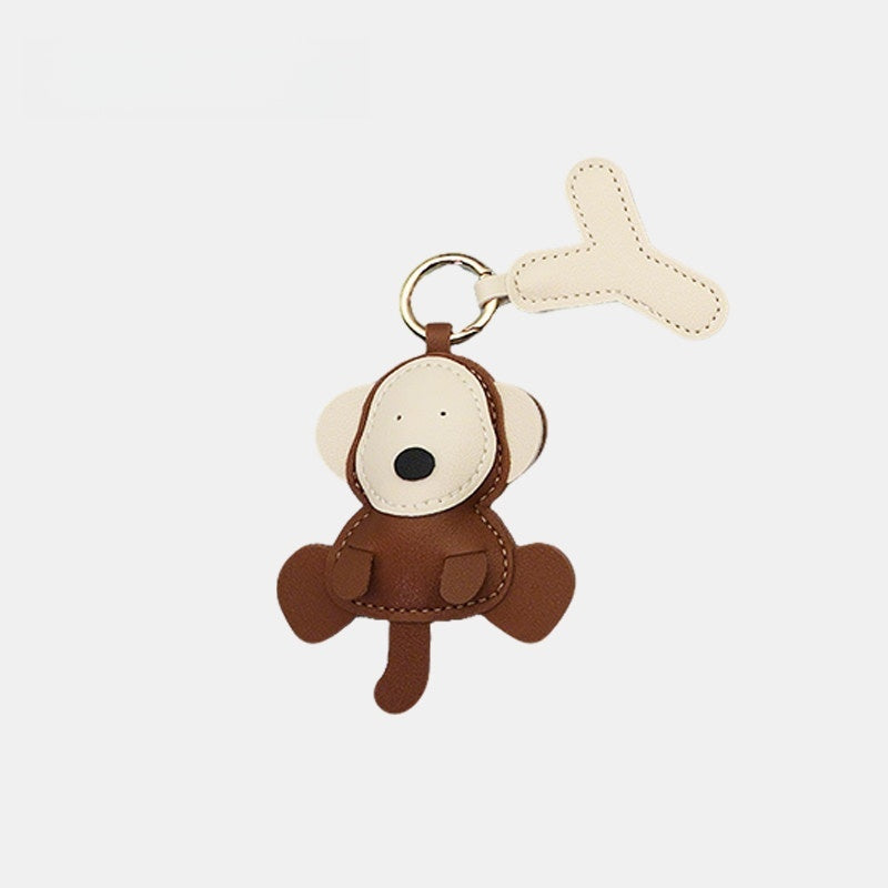 Little Monkey Leather Bag Charm