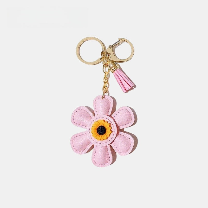 Little Flower Leather Bag Charm