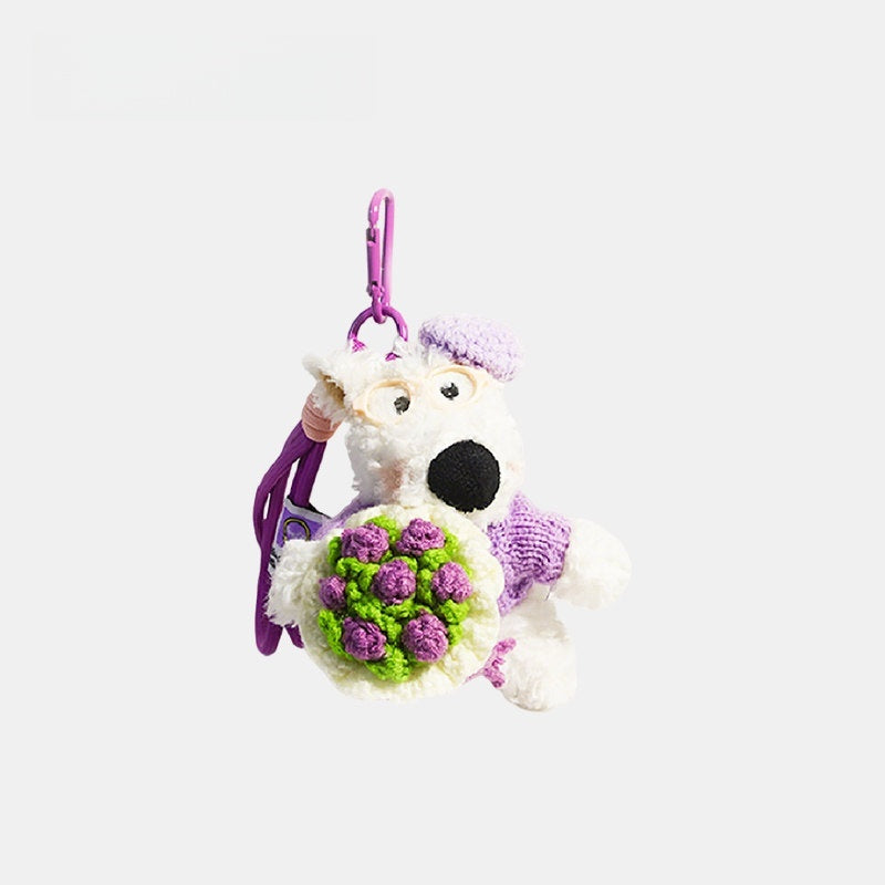 West Highland Fluffy Bag Charm
