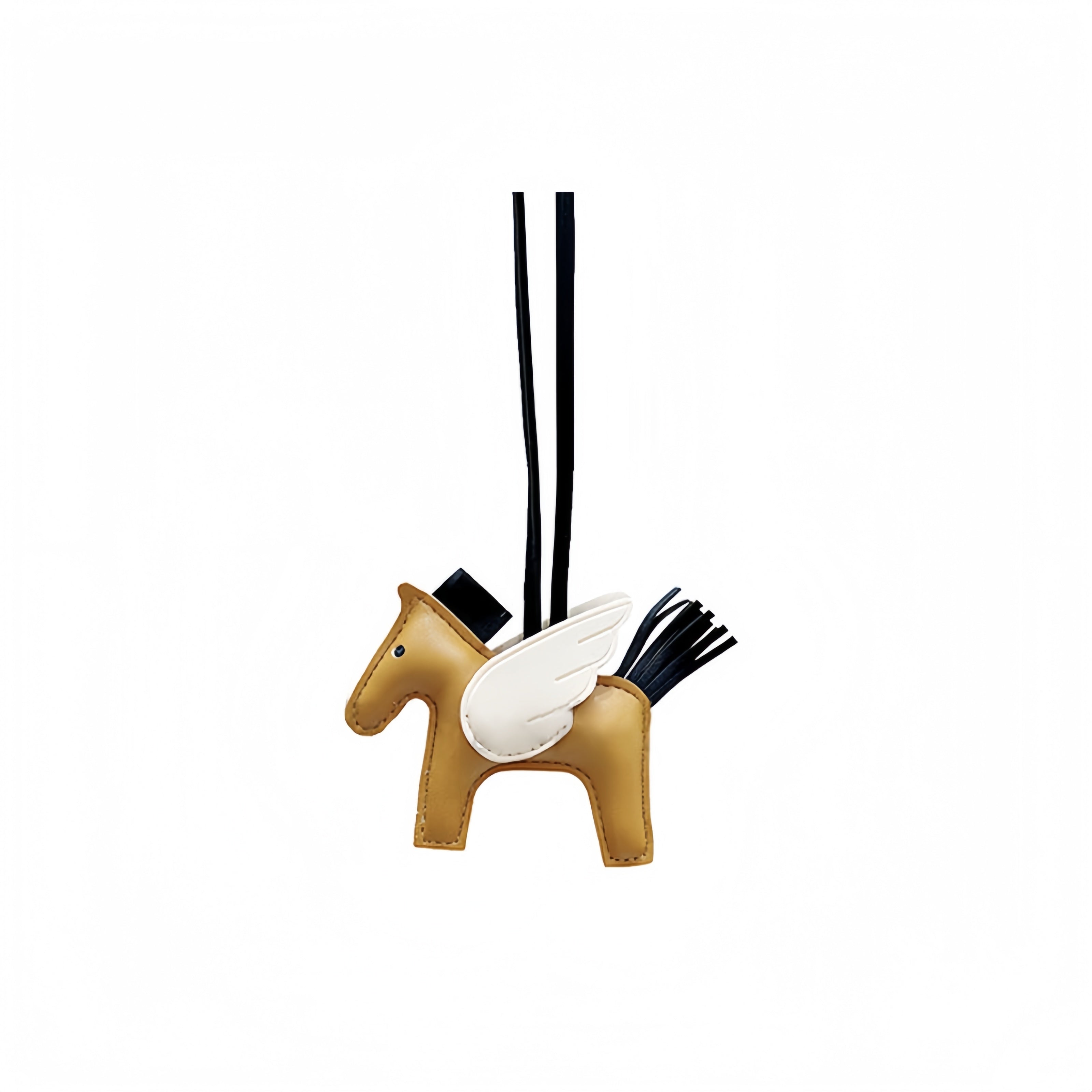 Multicolor Little Flying Horse Leather Bag Charm