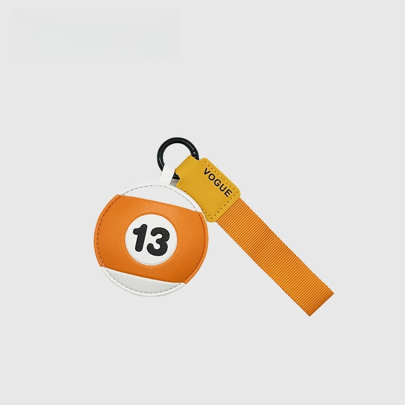 Billiards Leather Bag Charm
