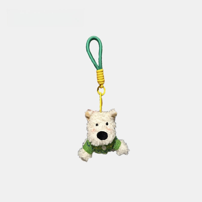 West Highland Fluffy Bag Charm