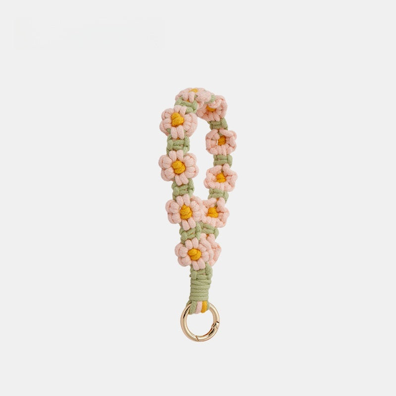 Cute Woven Flower Knotty Bag Charm
