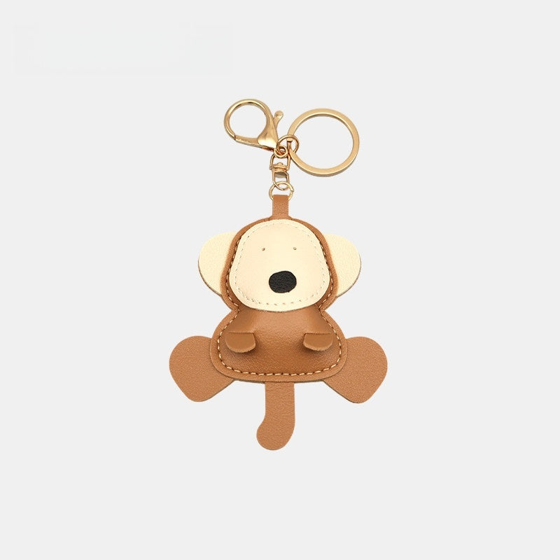 Little Monkey Leather Bag Charm